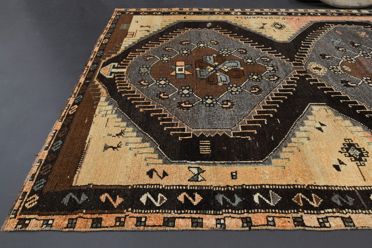 Wide Authentic Anataolian Vintage Rug