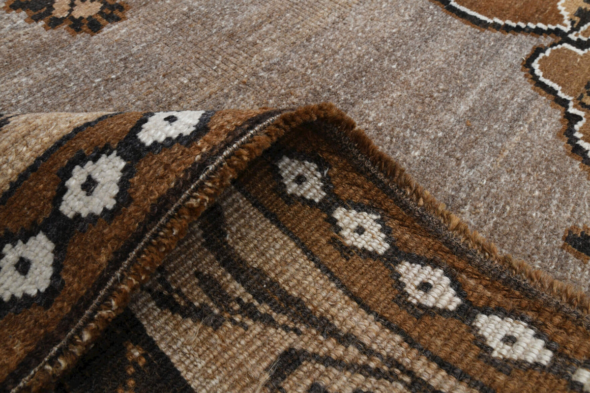 Brown Oushak Vintage Area Rug