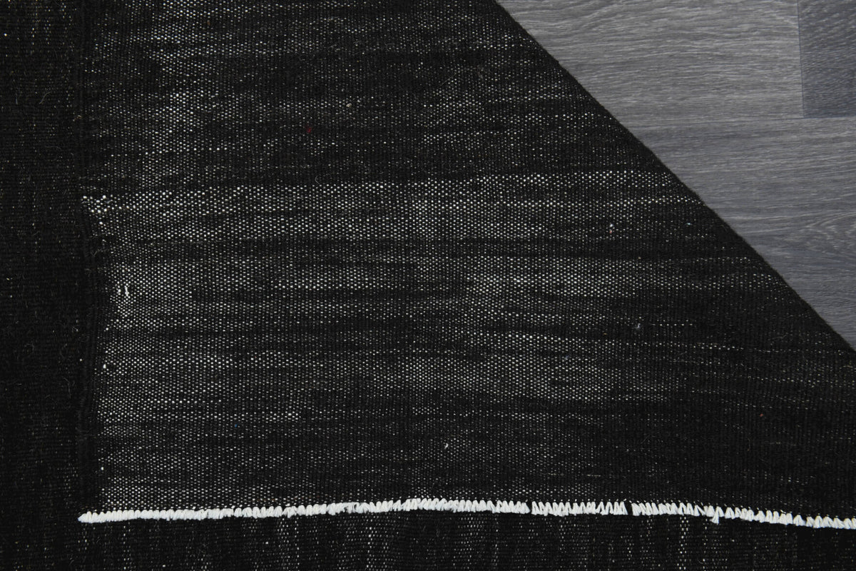 Fidansad – vintage solid kilim for living room or bedroom, 7'3" x 10'6" (222x320 cm)
