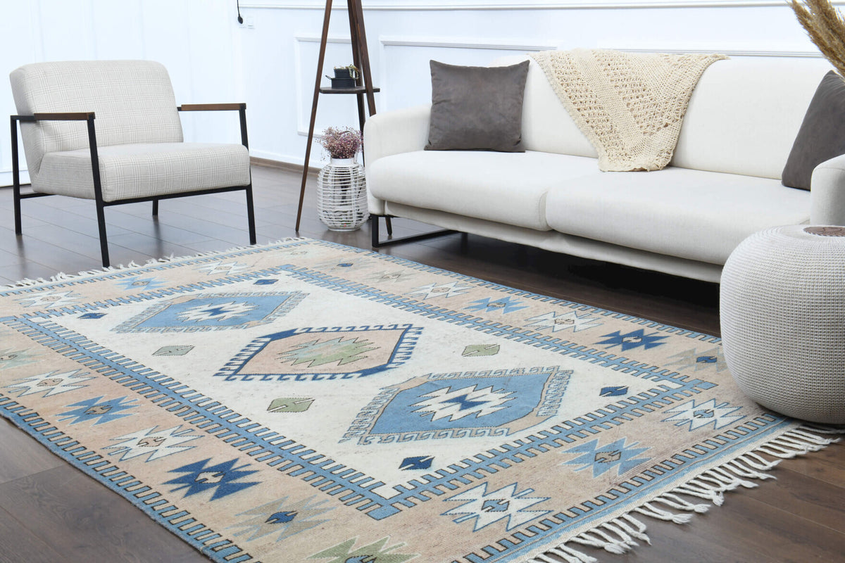 Handmade Milas Vintage Area Rug