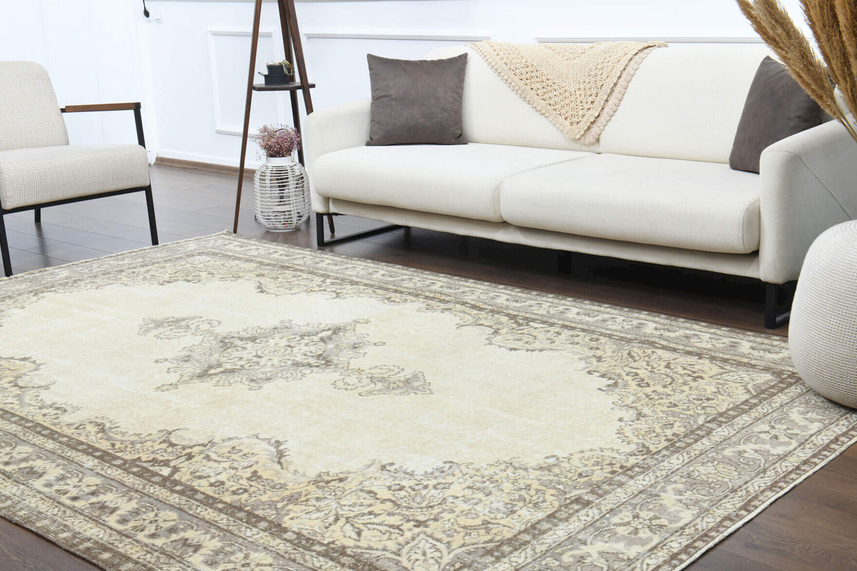 Vintage Oushak Area Rug