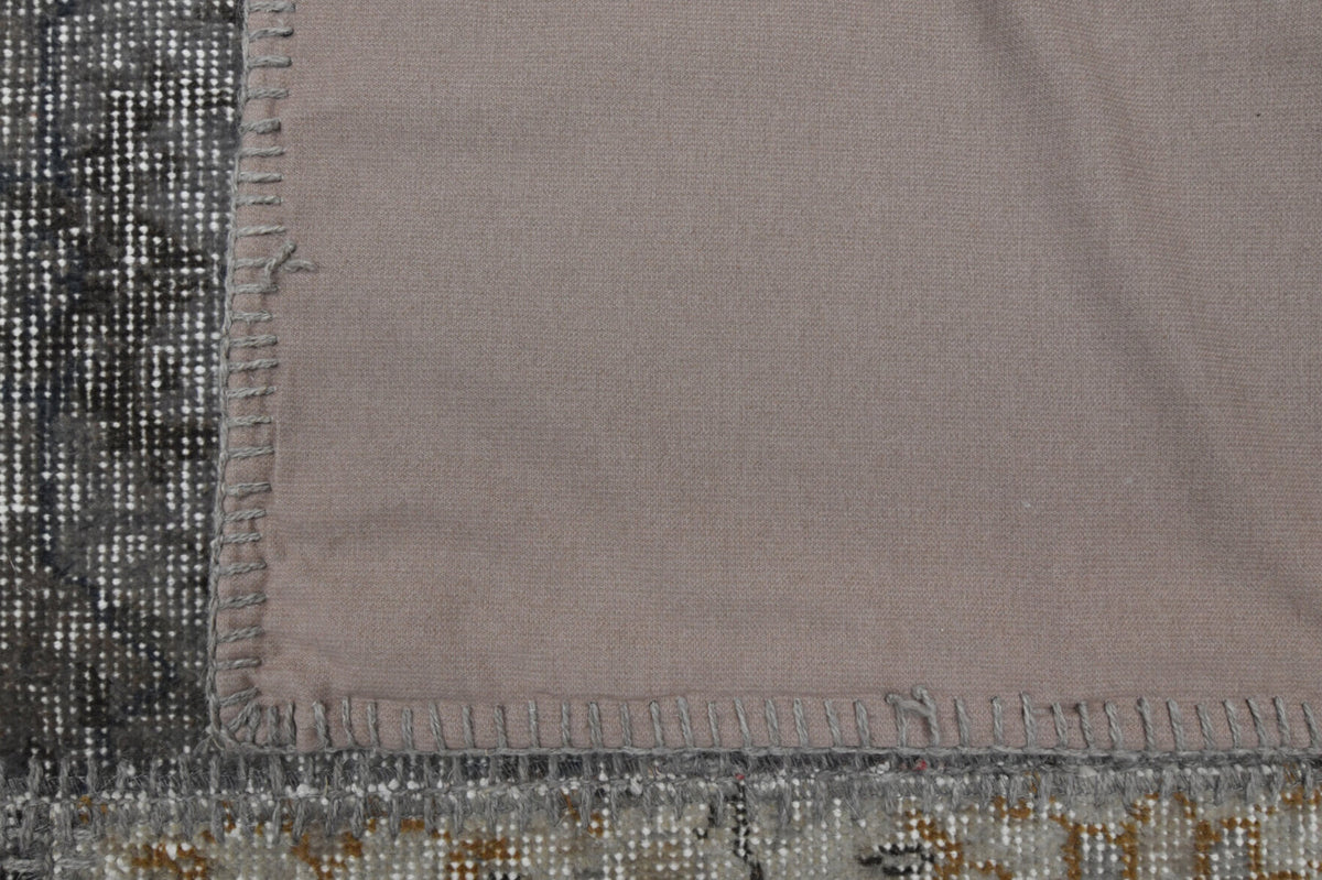 Handmade Patchwork Grey Area Rug