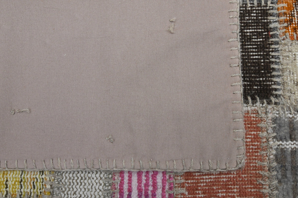 Bulutnaz – vintage solid rug for living room or bedroom, 6'8" x 9'11" (203x303 cm)