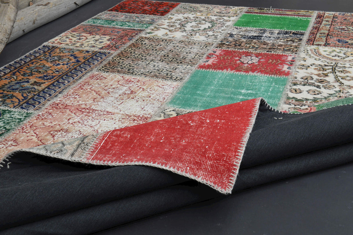 Pachwork Vintage Area Rug from 1980′s