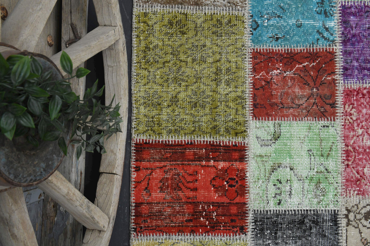 Handmade wool rug from Anatolia, Turkey – Handmade Vintage Large Area Rug 6'5" x 9'8"