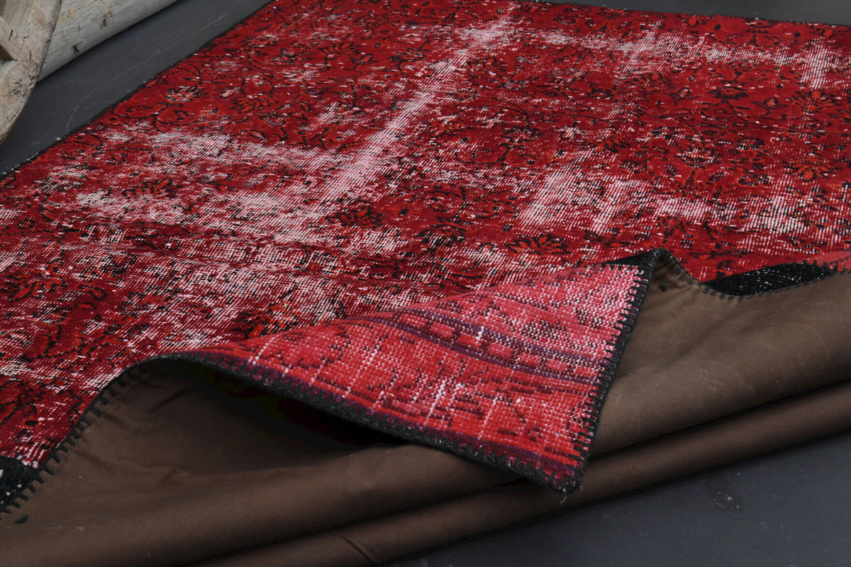 Authentic Patchwork Area Rug from 1970's