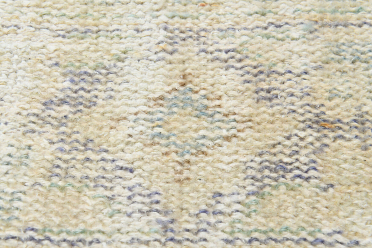 Beige Ecru Handmade Antique Area Rug