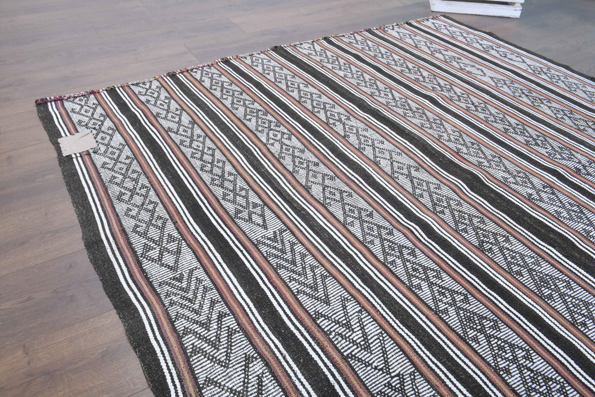 176x210 cm vintage Anatolian kilim rug – Anthopheme, flatweave, wool