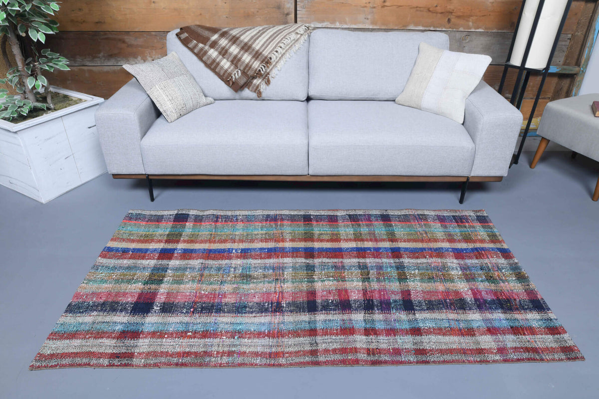 Handmade Vintage Kilim Rug