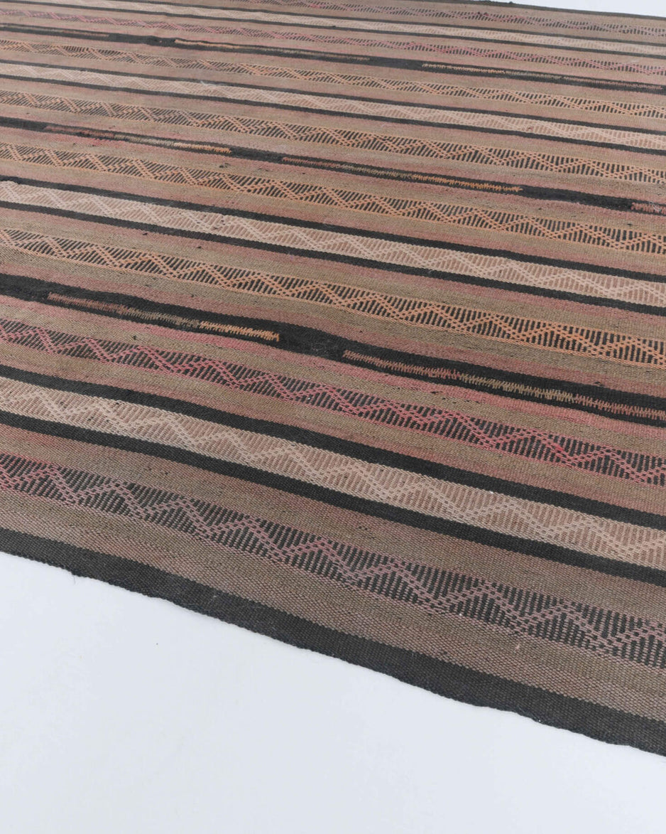 158x190 cm vintage Anatolian kilim rug – Ulker, flatweave, wool