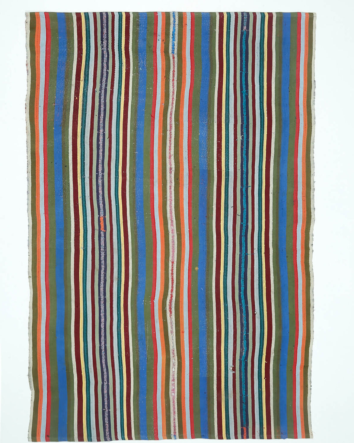 Pastel Colored Kilim Vintage Rug