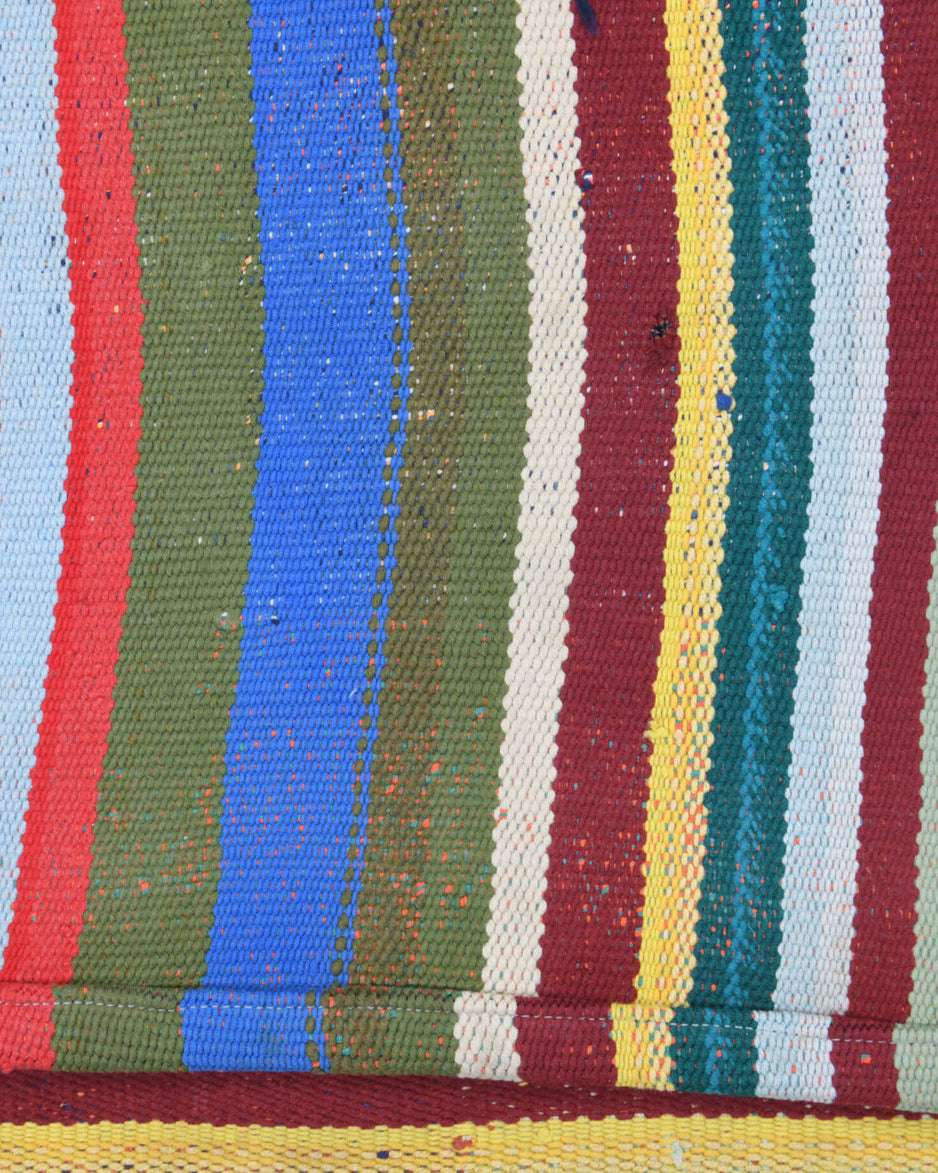 Sucihan – vintage striped kilim for living room or bedroom, 5'1" x 7'7" (154x230 cm)