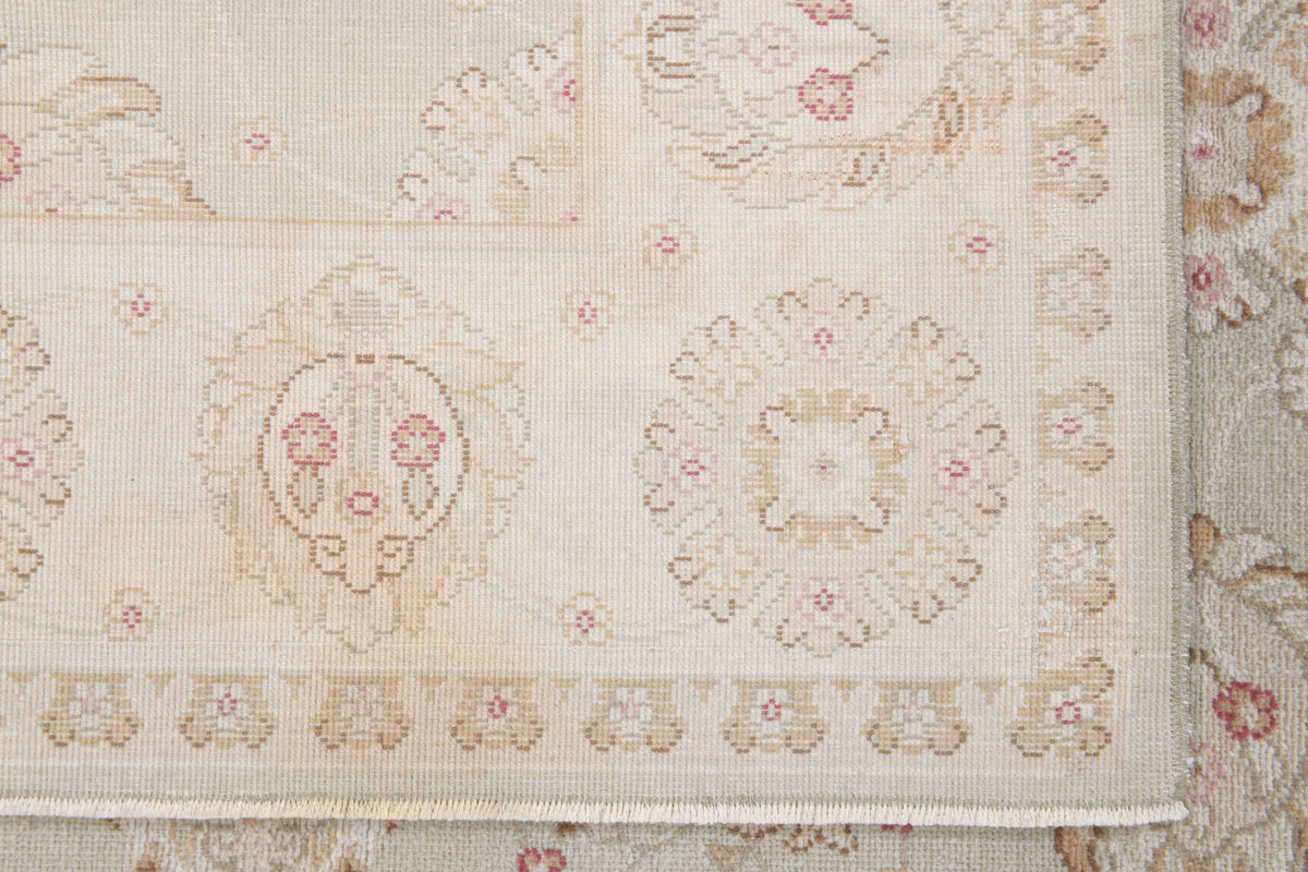 Bohemian Neutral Handmade Vintage Rug