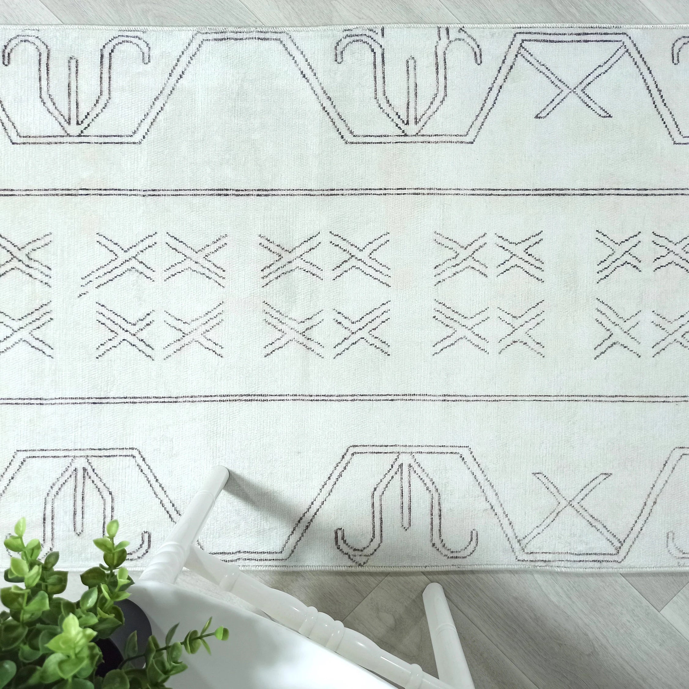 Flinda Neutral Cream Turkish Rug