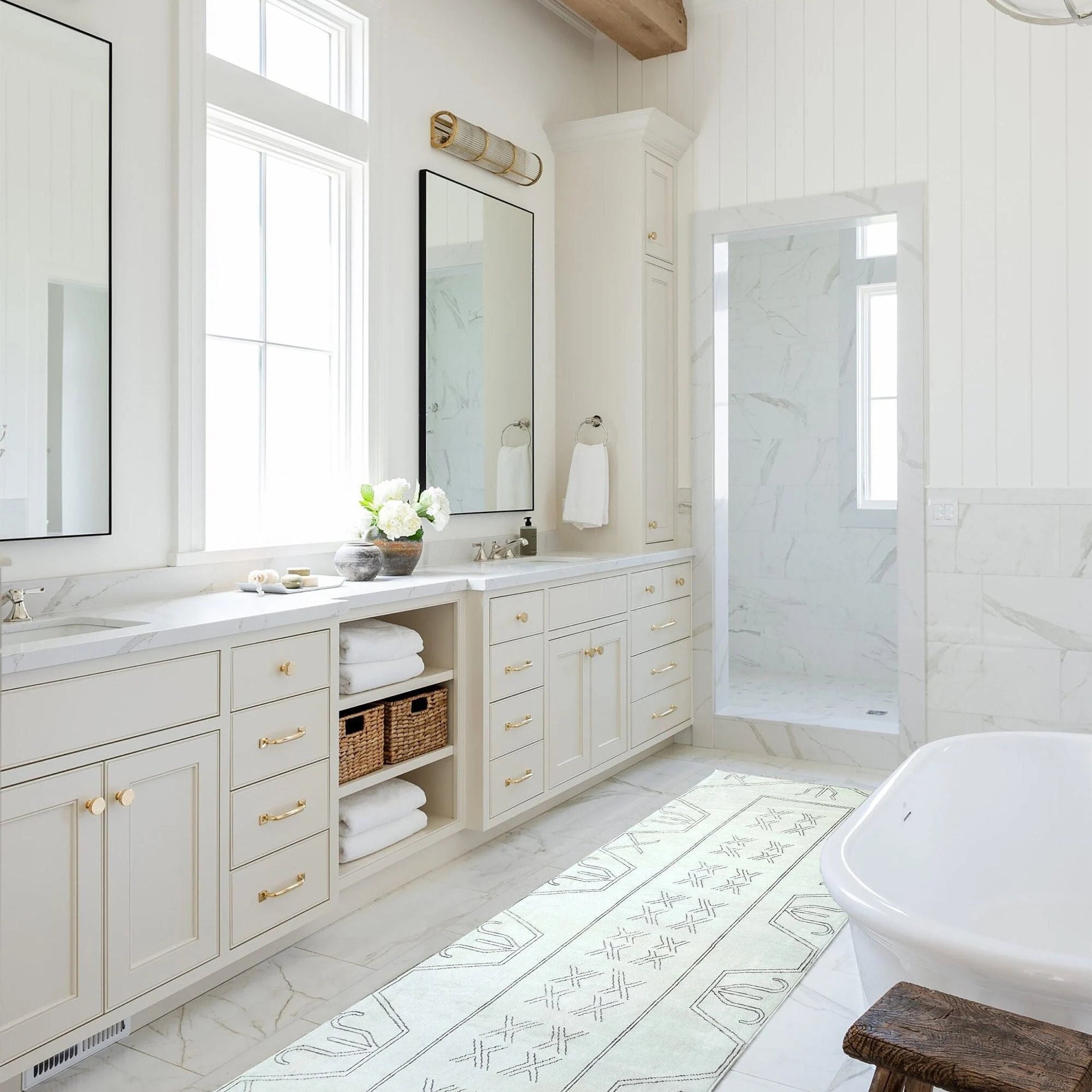 Flinda Neutral Cream Turkish Rug