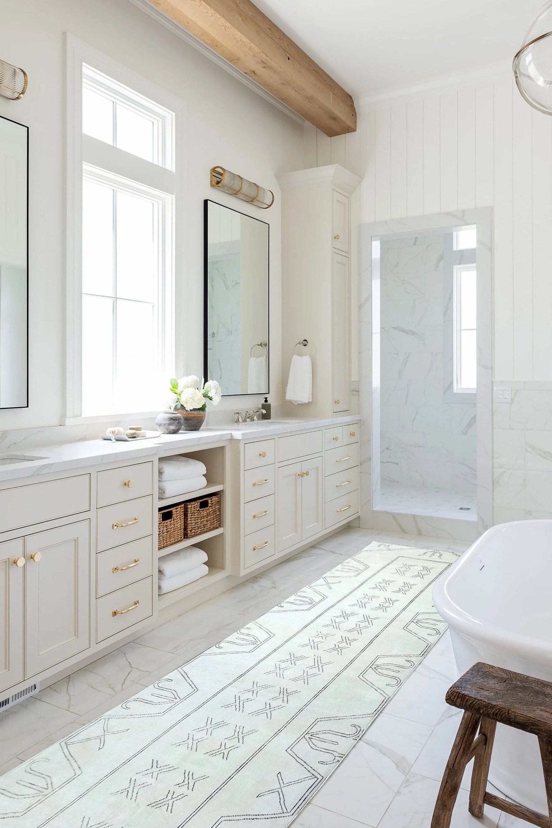 Flinda Neutral Cream Turkish Rug