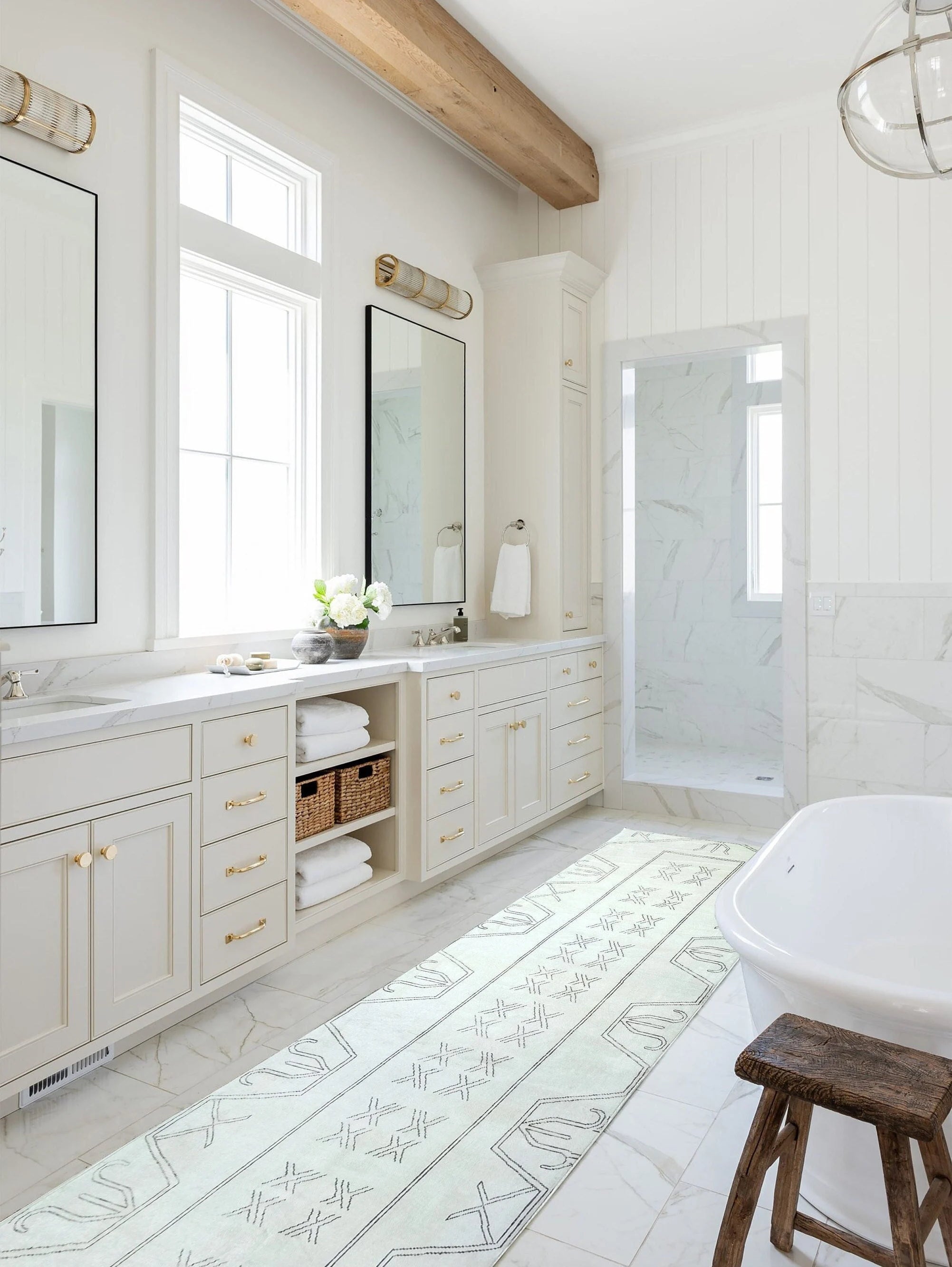 Flinda Neutral Cream Turkish Rug