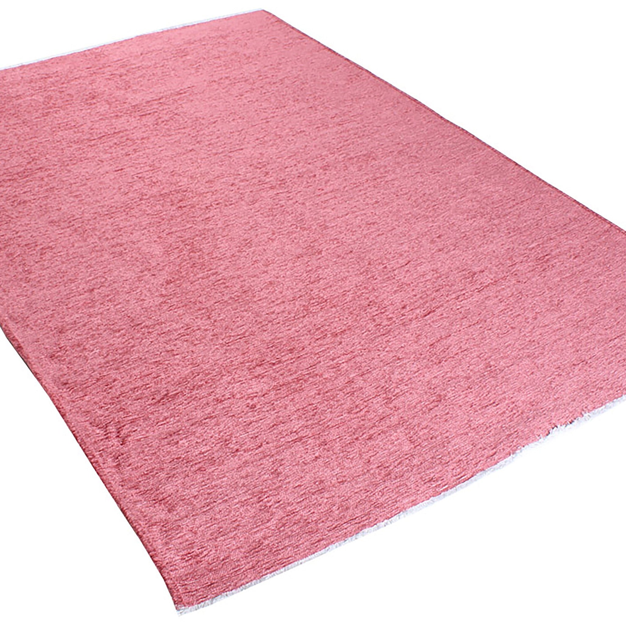 Pink Plain Rug, Modern Boho Home Décor Shabby Chic Area Rugs