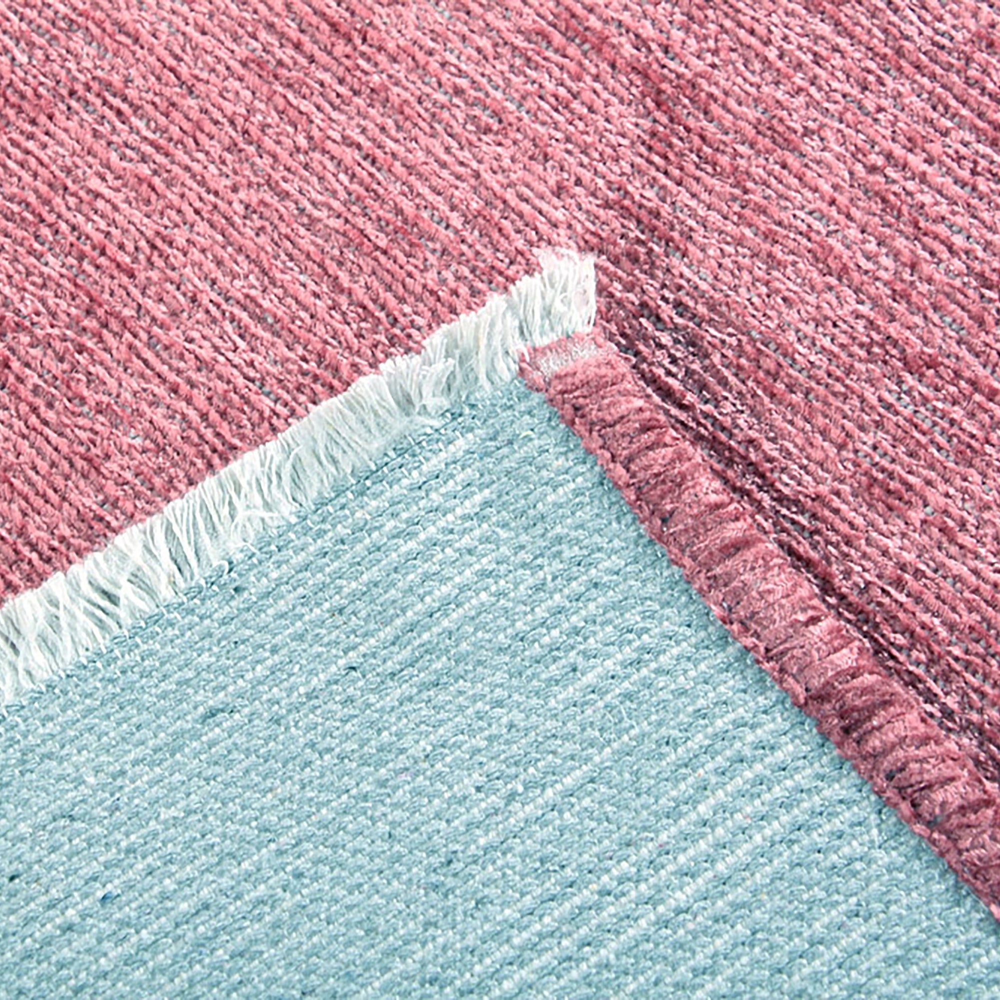 Pink Plain Rug, Modern Boho Home Décor Shabby Chic Area Rugs