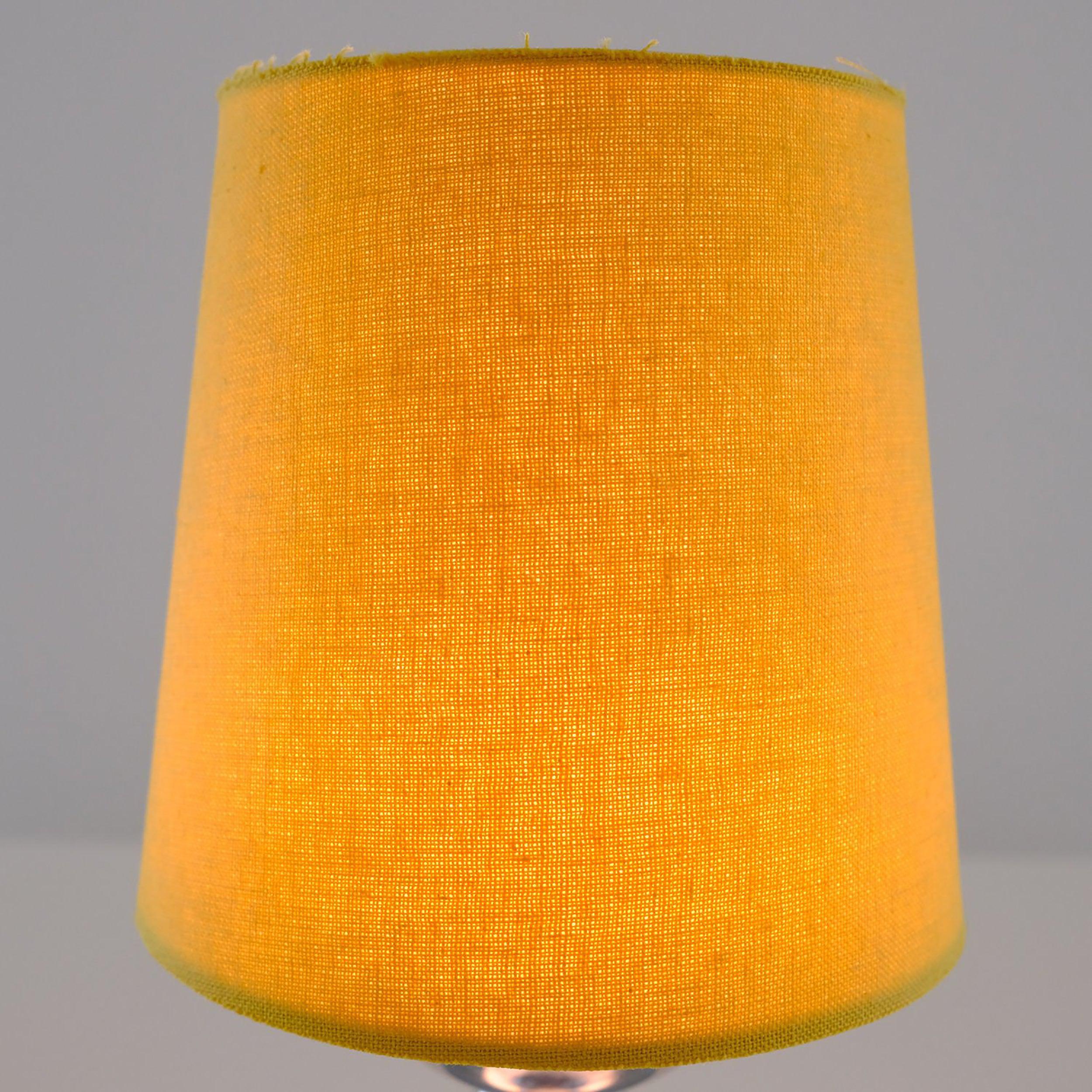 8-inch Vintage Silver Cordless LED Table Lamp