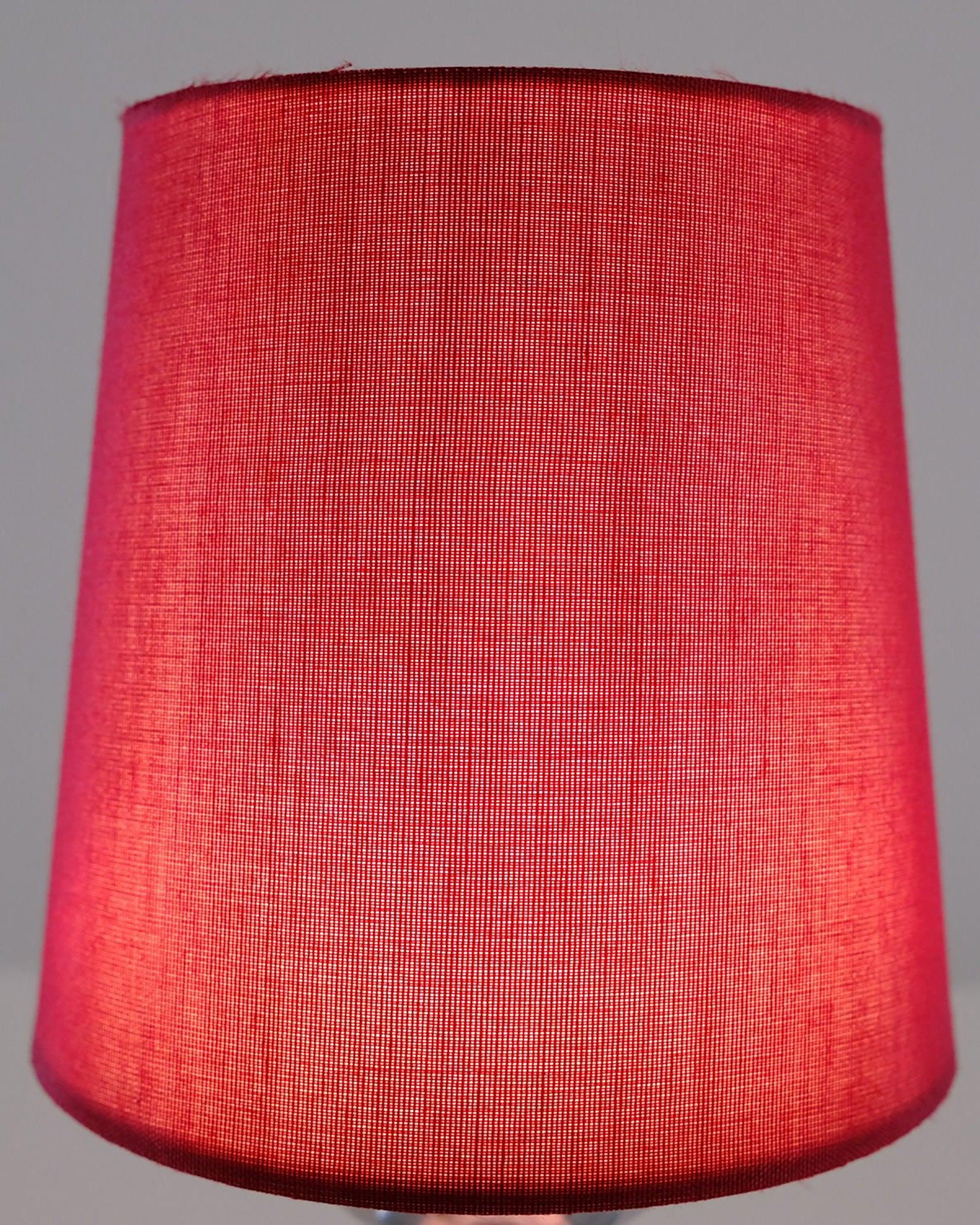 8-inch Vintage Silver Cordless LED Table Lamp