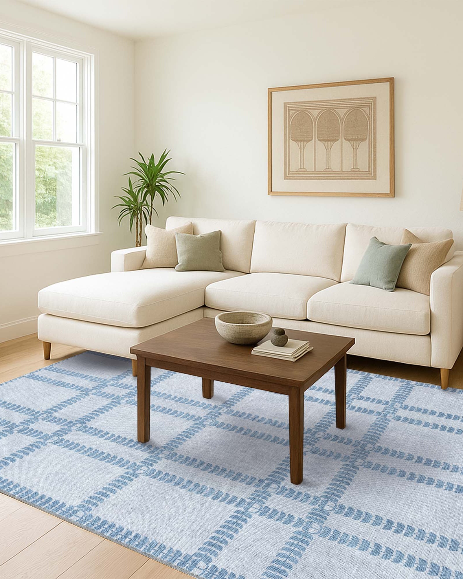 Amani Gray Blue Oushak Rug