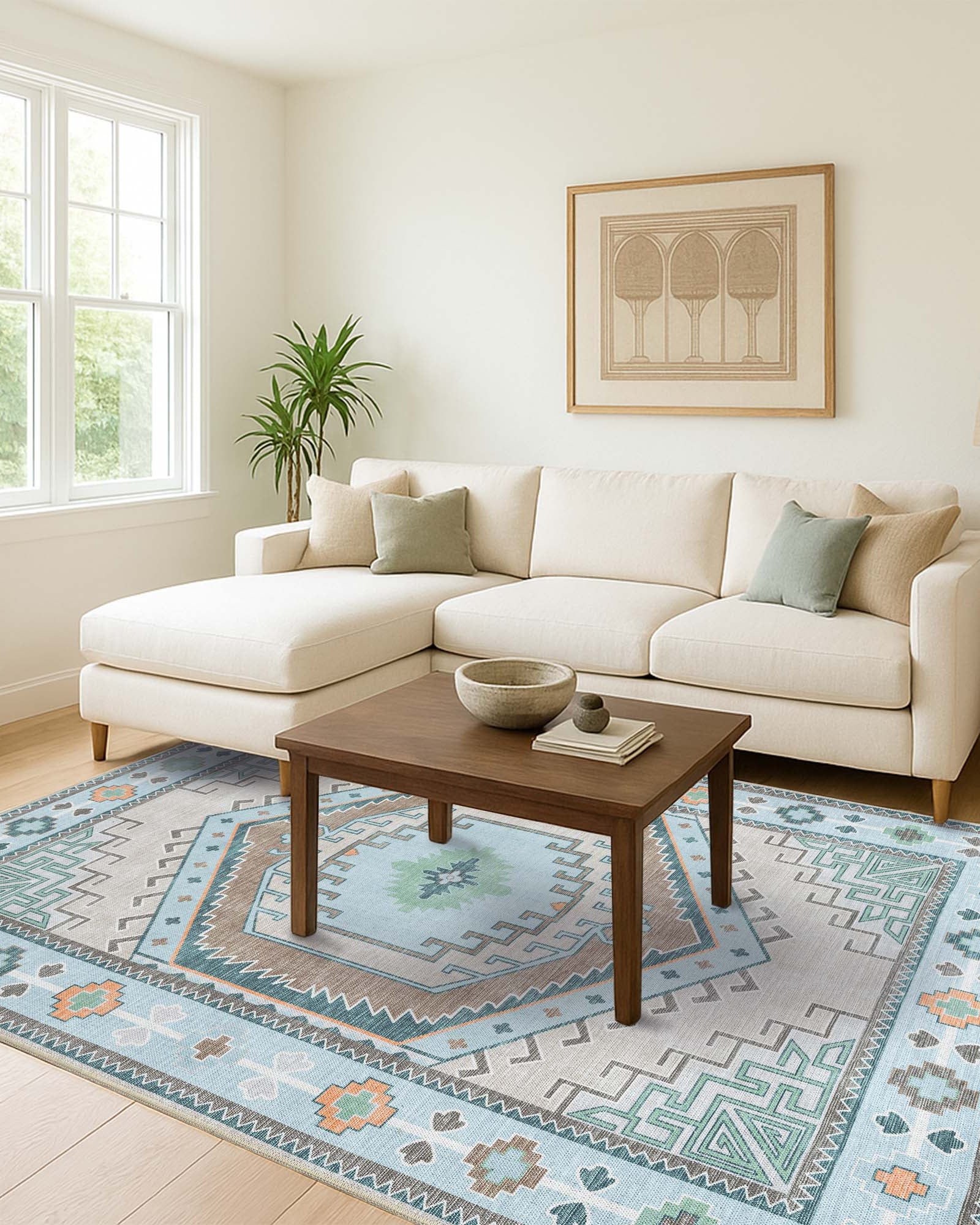 Elea Aesthetic Green Oushak Rug