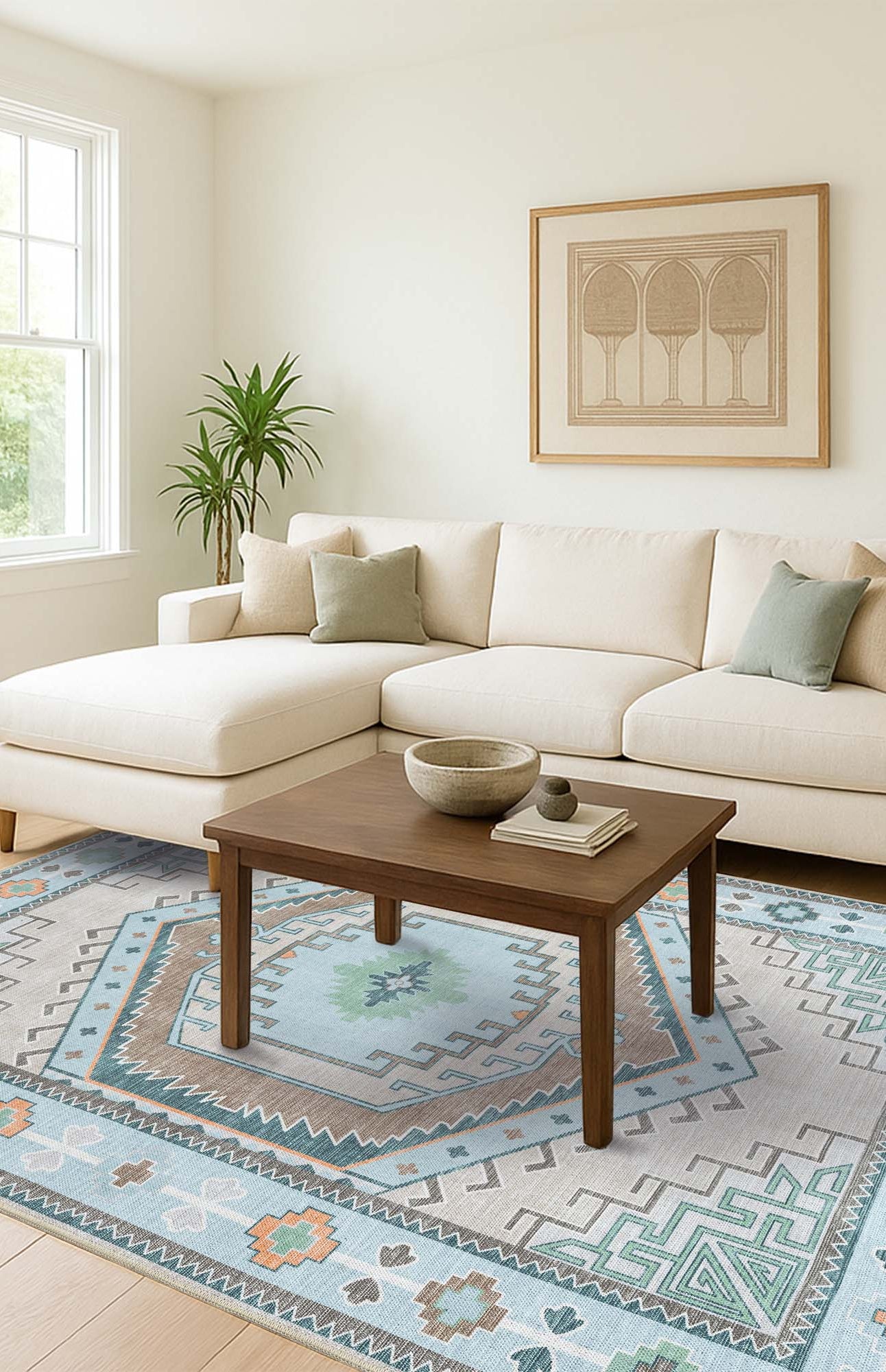 Elea Aesthetic Green Oushak Rug