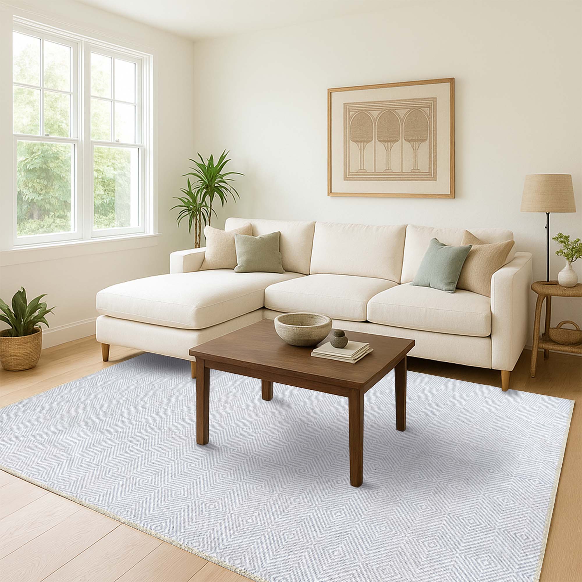 Alivia Modern Turkish Beige Cream Rug