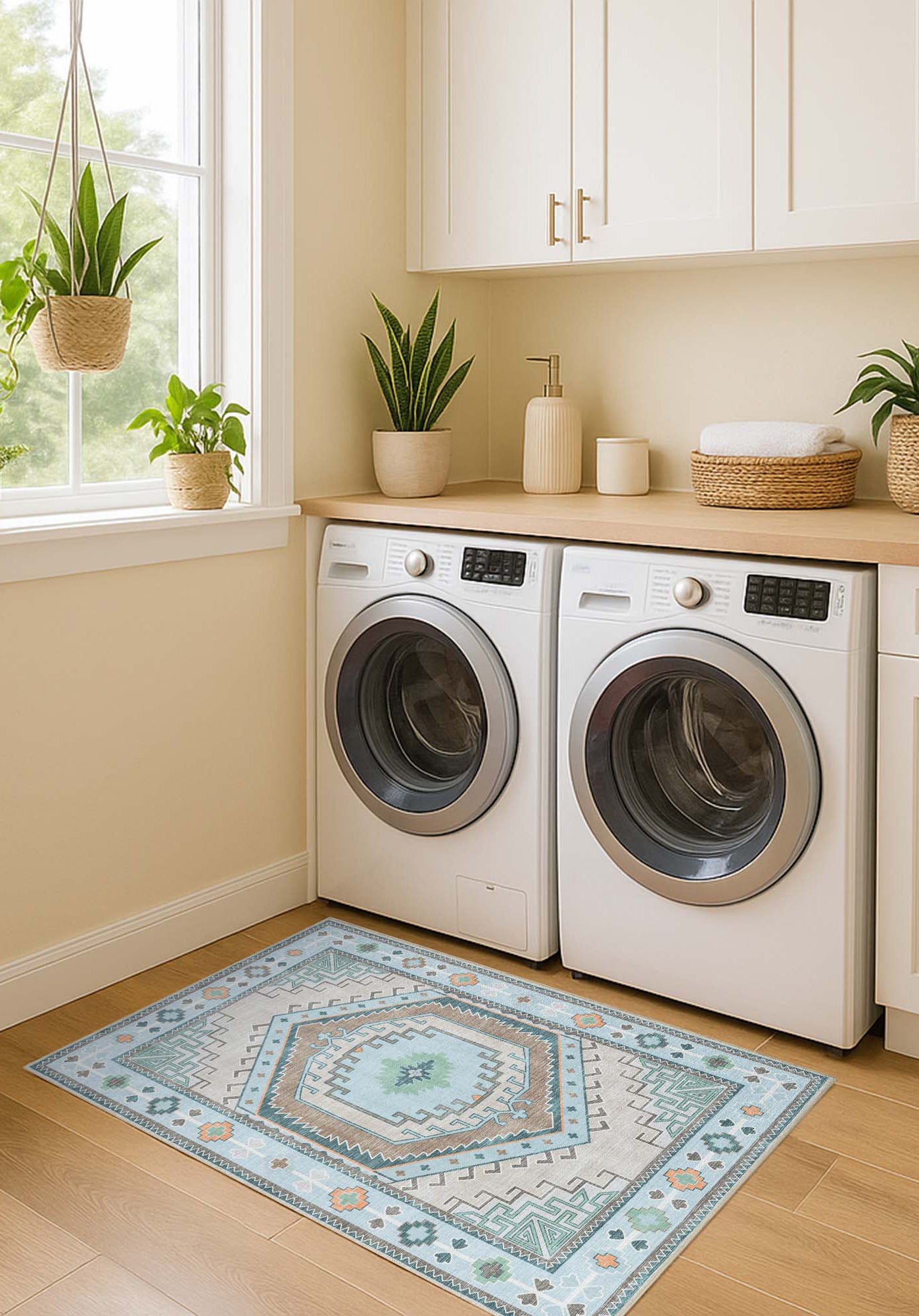 Elea Aesthetic Green Oushak Rug