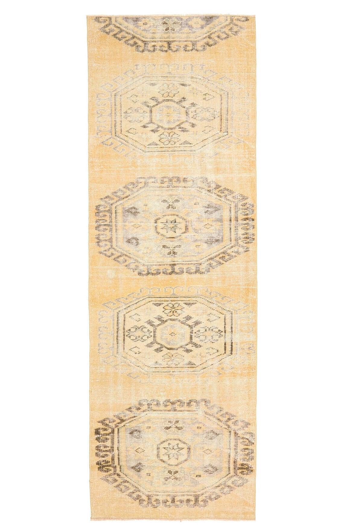Handmade Oushak Runner Rug