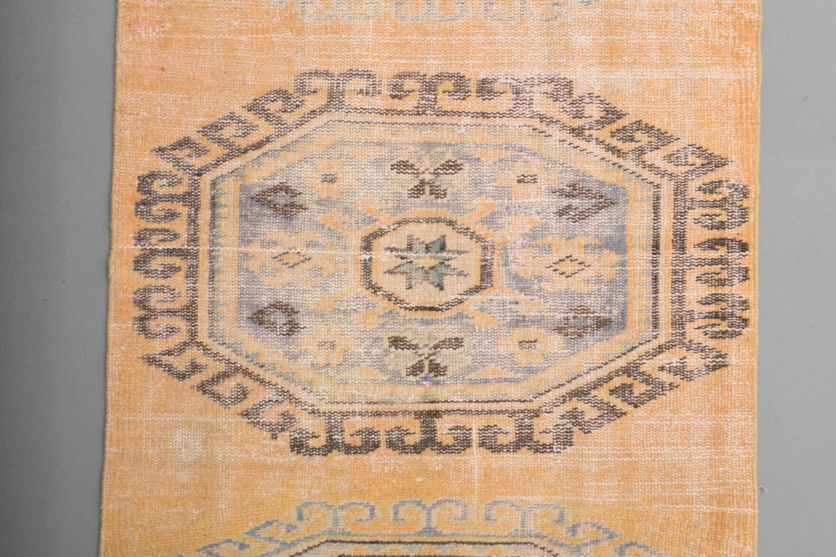 Handmade Oushak Runner Rug