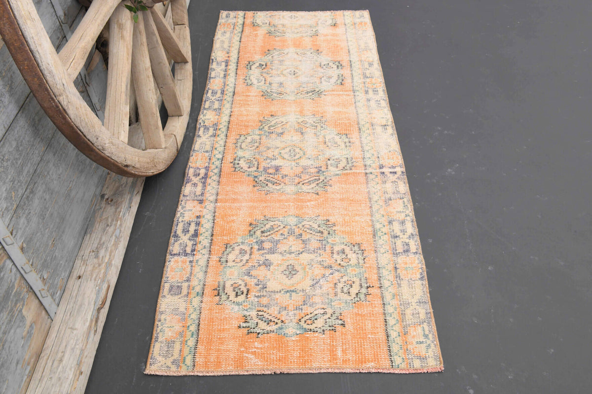 Vintage Oushak Runner Rug