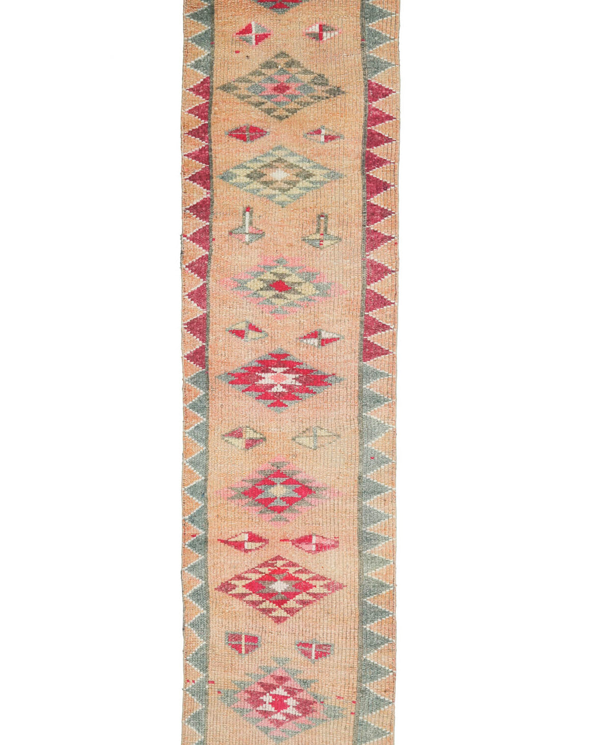 Peach Colored - Oushak Runner Rug