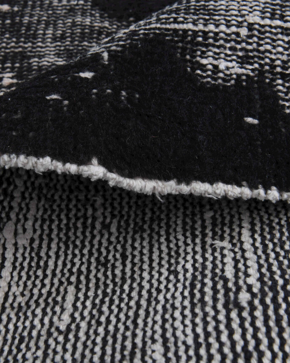 Hand-crafted Anatolian distressed vintage runner Pinarlale in wool, 1970s