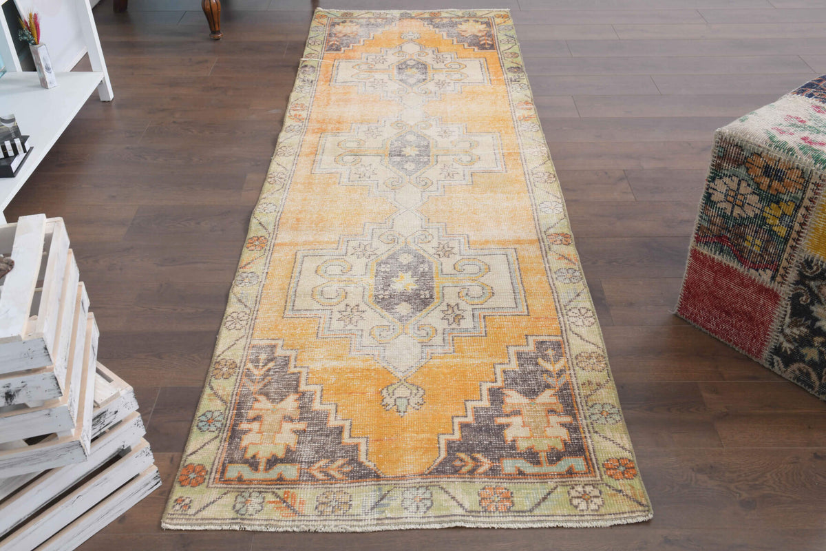 Vintage Oushak Runner Rug