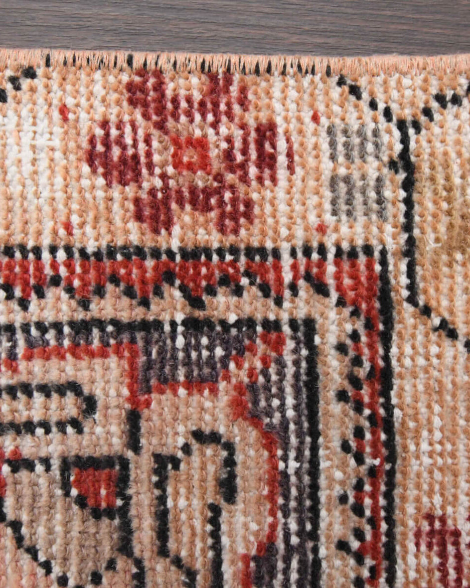 Handmade wool runner from Anatolia, Turkey – Vintage Oriental Runner Rug 2'9" x 8'11"