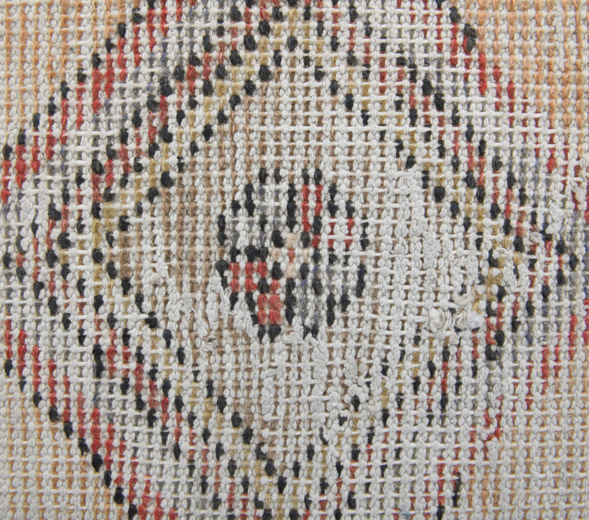 Distressed Red Vintage Runner Rug