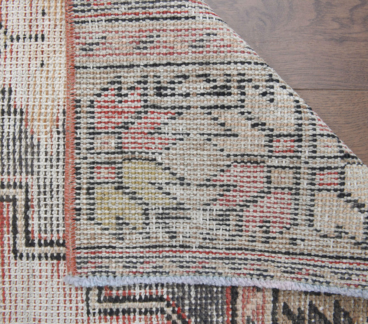Distressed Red Vintage Runner Rug