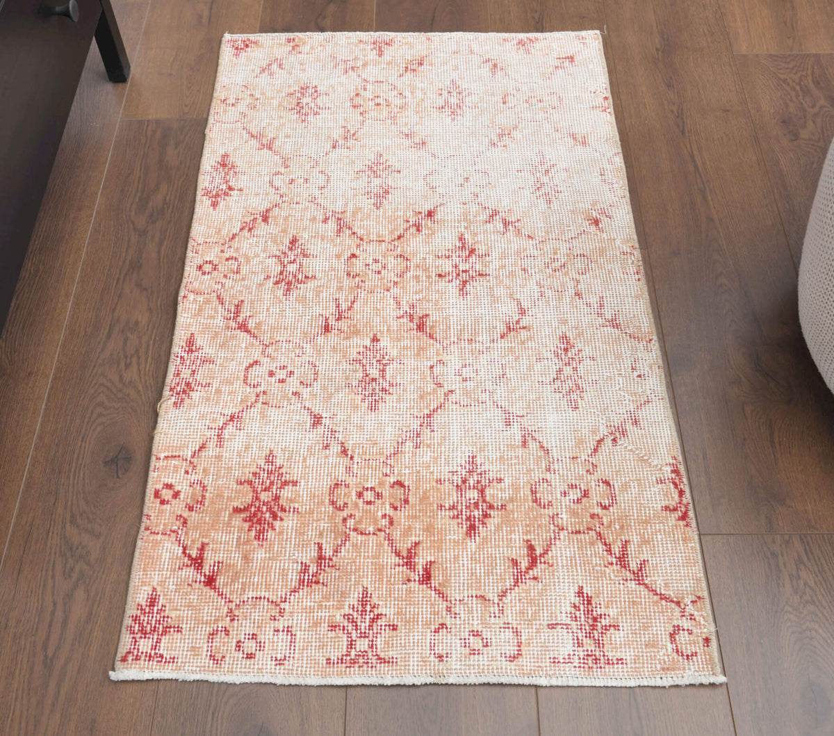 Handmade Vintage Oushak Mat