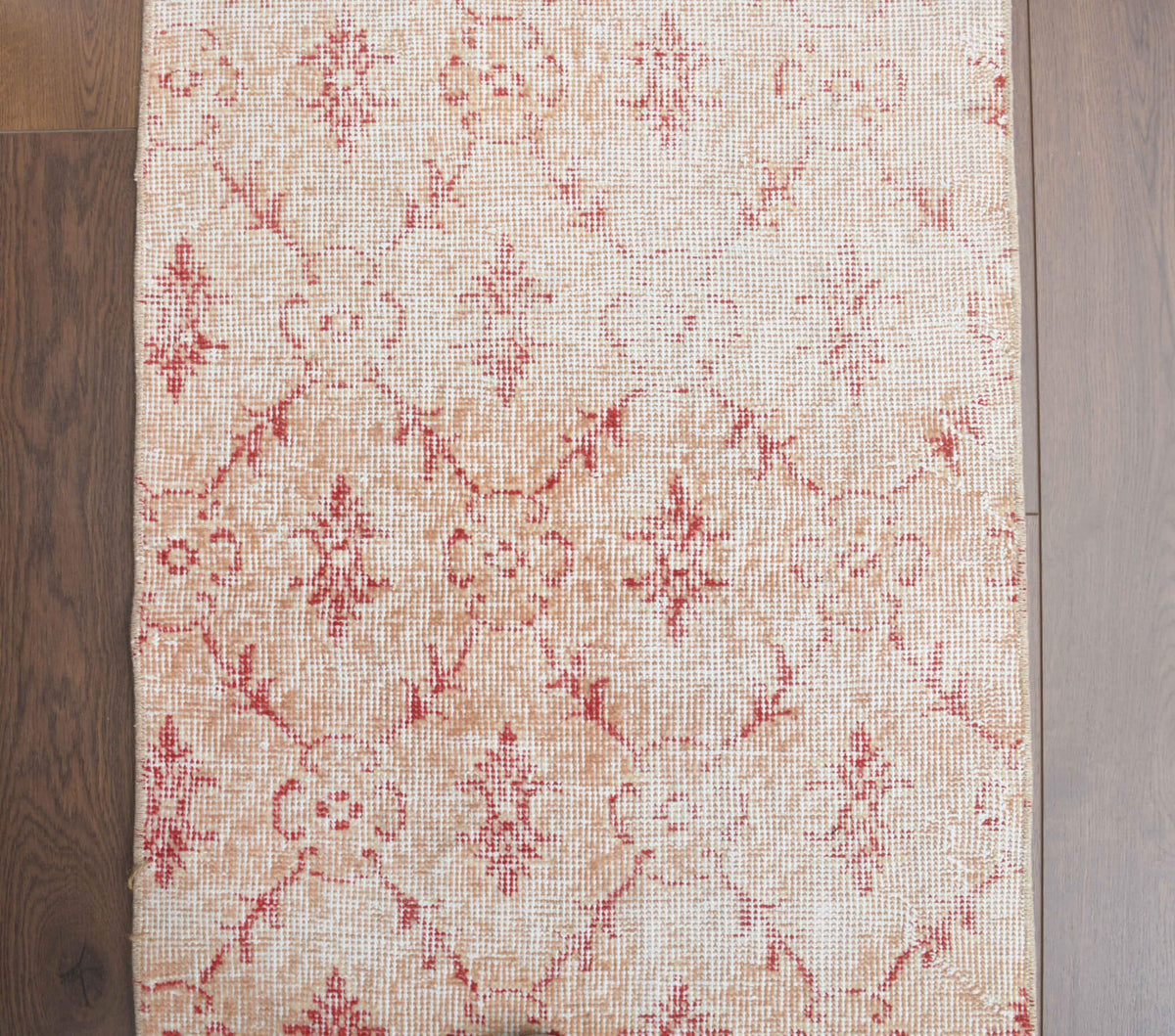 Handmade Vintage Oushak Mat