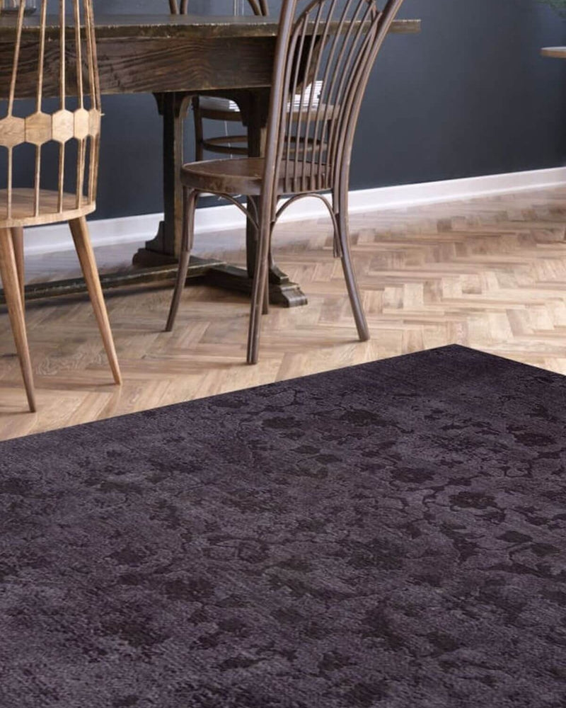 Mara Red-Violet Vintage Persian Rug