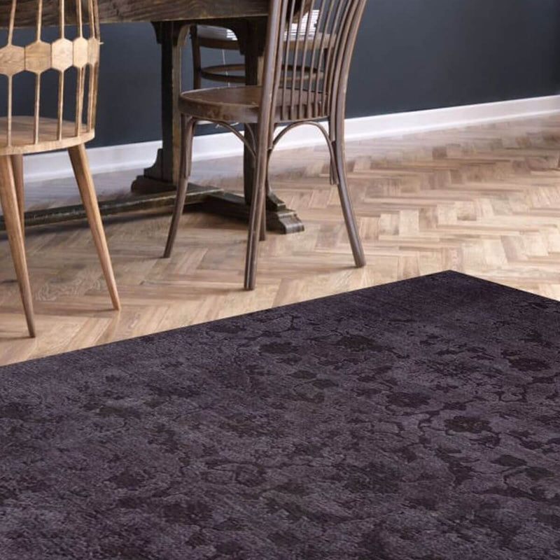 Mara Red-Violet Vintage Persian Rug