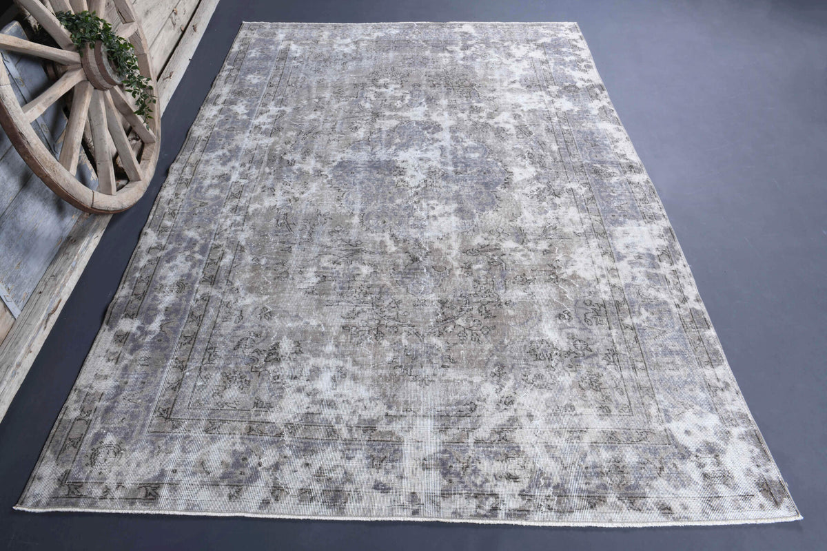 Antique Distressed Vintage Anatolian Area Rug