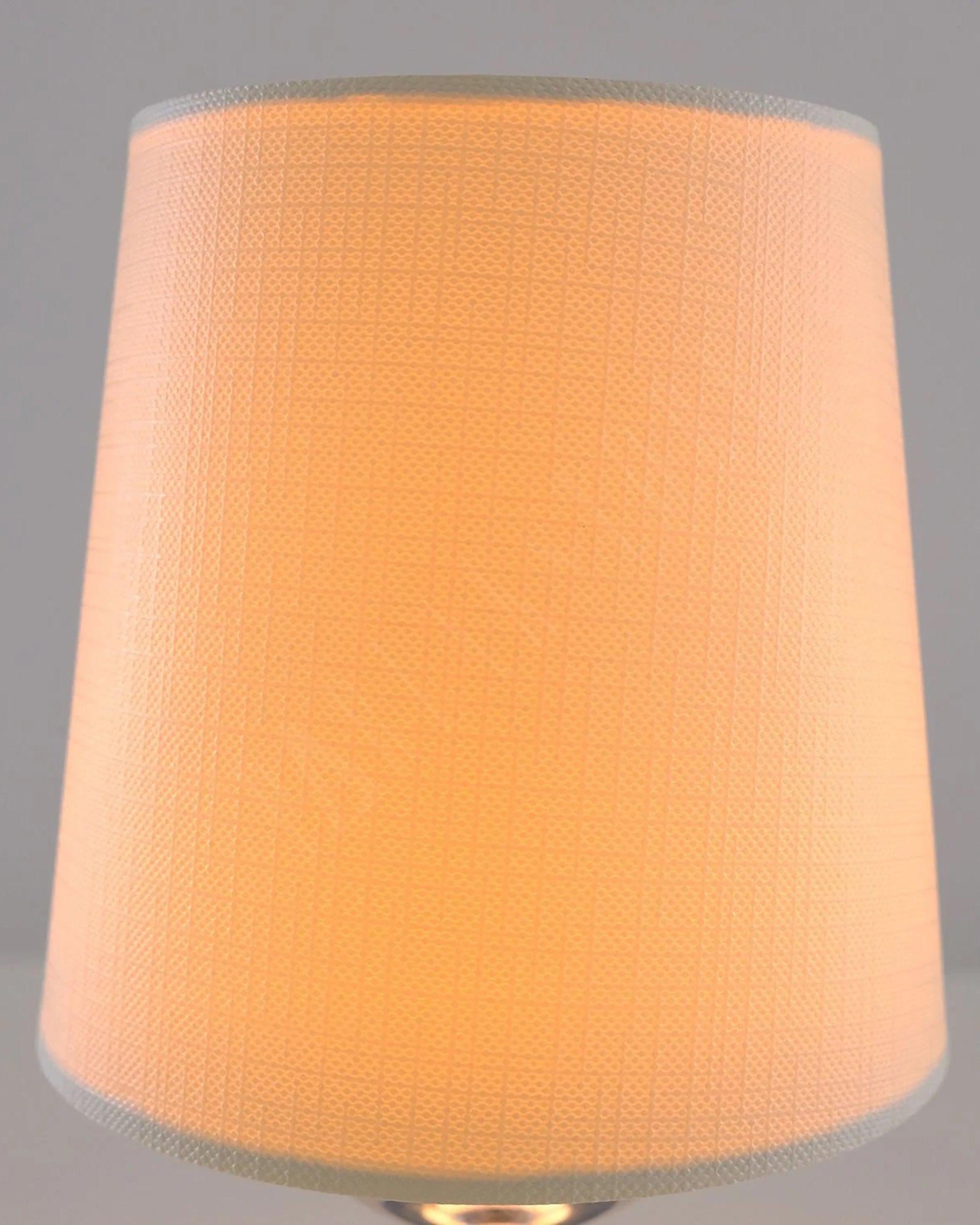 8-inch Vintage Silver Cordless LED Table Lamp