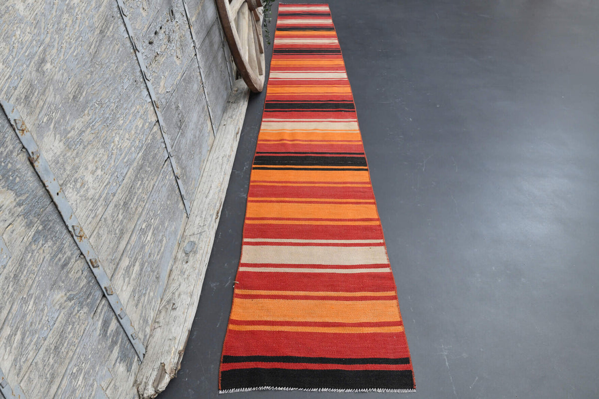 Long & Narrow - Turkish Kilim Runner Rug