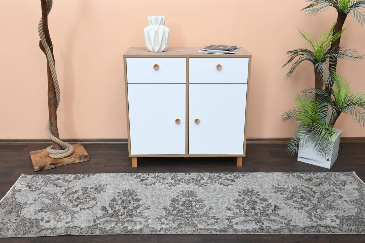 Handmade Oushak Runner Rug