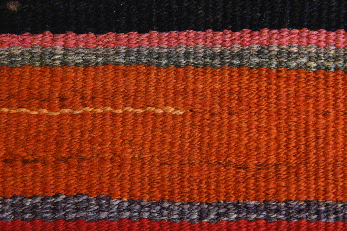 Striped Vintage Kilim Runner Rug
