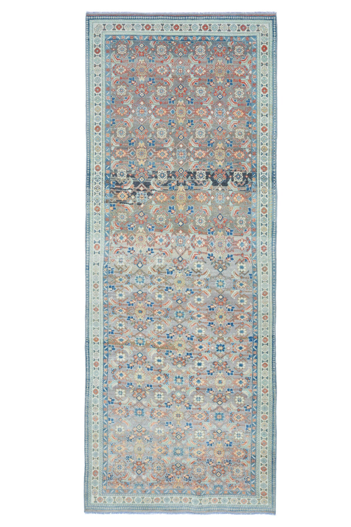 Persian Ethnic Vintage Runner Rug