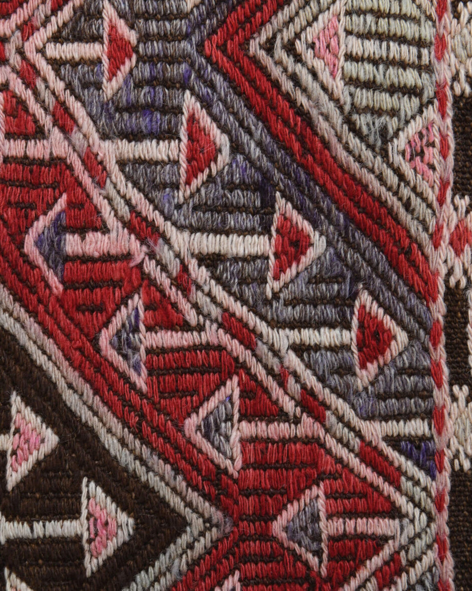 One-of-a-kind 1960s Anatolian vintage kilim runner rug in wool, 1'8" x 7'5"